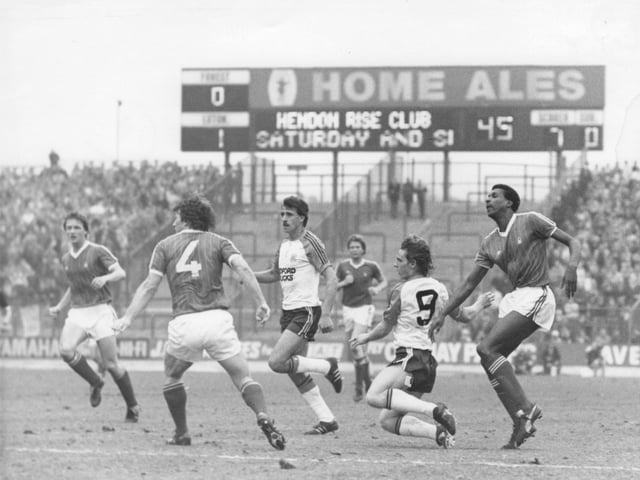 England international Ricky Hill produced a wonderful display at the City Ground, scoring the only goal of the game when dispossessing Willie Young and going through to fire home in the 1-0 victory.