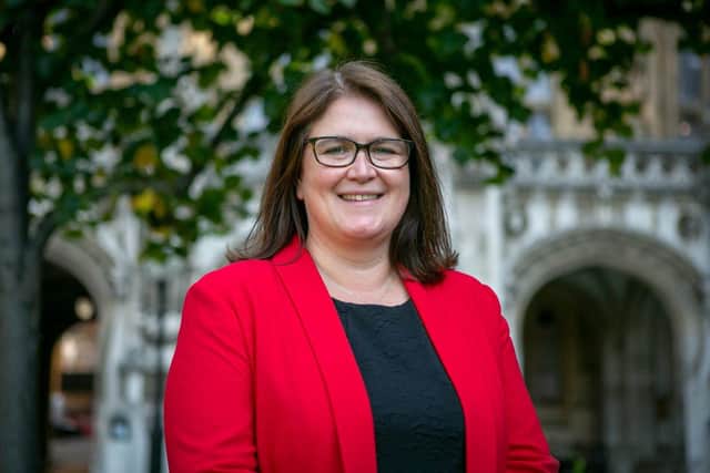 Rachel Hopkins MP in Parliament