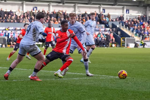 Izzy Jones could return for Luton against Sheffield United - pic: David Horn / PRiME Media Images