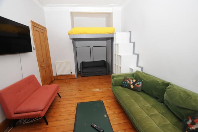 The living room is described as 'attractive'.