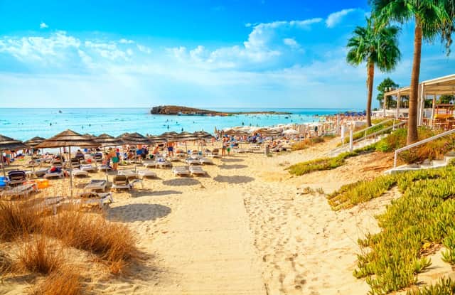Many UK holidaymakers usually flock to Cyprus each summer, but popular destinations in the country - including the party resort of Ayia Napa - have seen a decline in international tourism so far this season (Photo: Shutterstock)