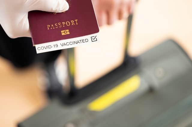 This is the latest news on 'Covid vaccine passport' plans for UK travellers (Photo: Shutterstock)
