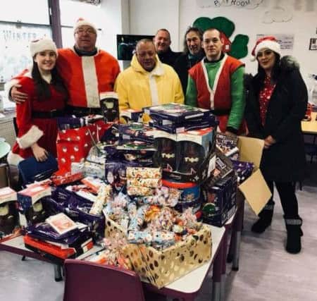 HBB Bikers RC delivered Christmas presents to the Luton and Dunstable University Hospital