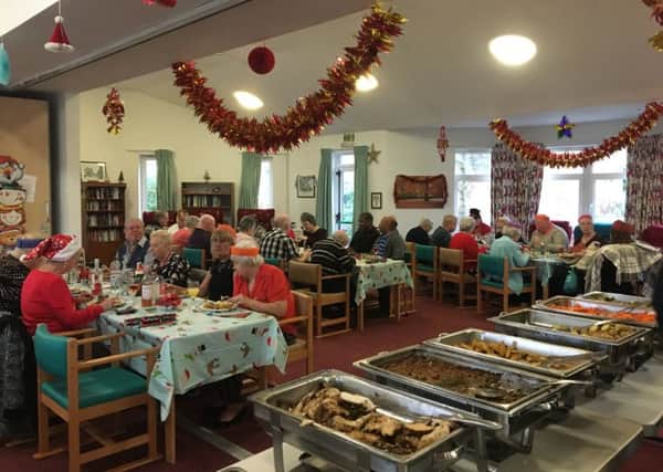Two businesses in Lewsey Farm worked together to organise a Christmas Party for the residents of Applegrove Residential Care Home
