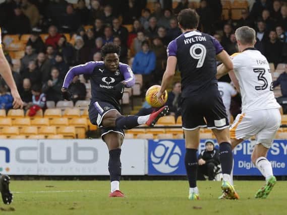 Pelly-Ruddock tries his luck against Port Vale on Saturday