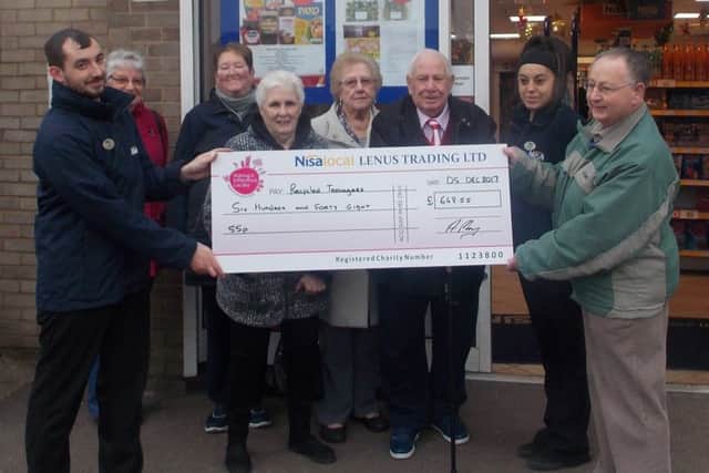 Nisa Local made a donation to Recycled Teenagers