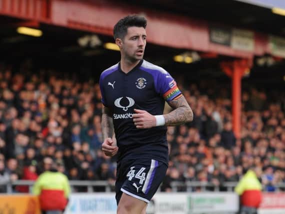 Luton defender Alan Sheehan is up for the League Two Player of the Month award