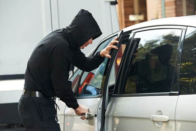 Car break-ins are on the rise