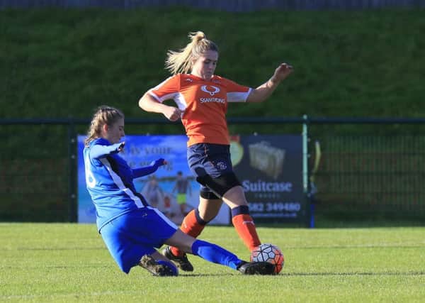 Jess McKay scored two for Luton Ladies at the weekend