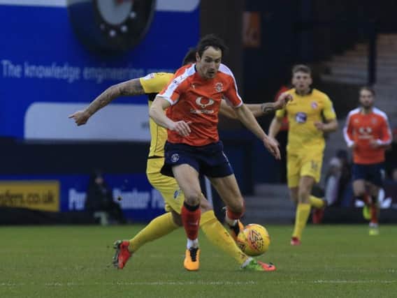 Danny Hylton had to go off injured against Morecambe