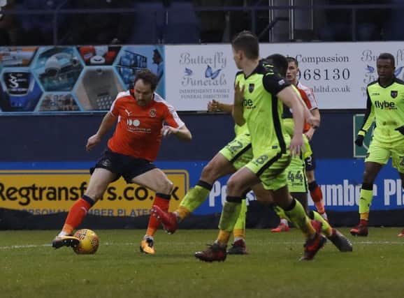 Town striker Danny Hylton was back against Exeter on Saturday