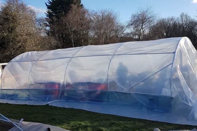 New polytunnel donated to Penrose Luton after the charity's one was damaged