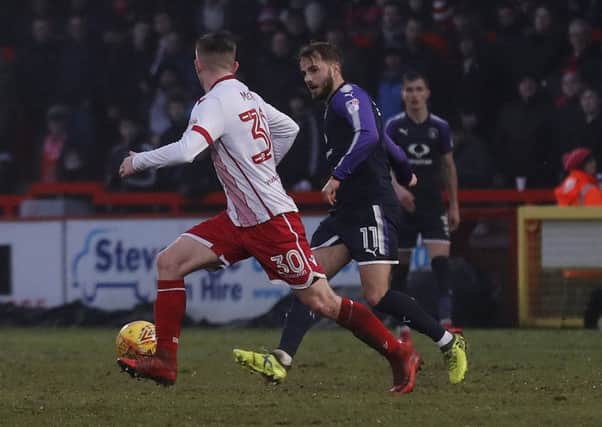 Andrew Shinnie is back in against Crawley this evening