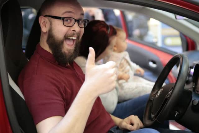 Dan won a car courtesy of The Mall Luton after entering the Re-Fuel at Feast Street