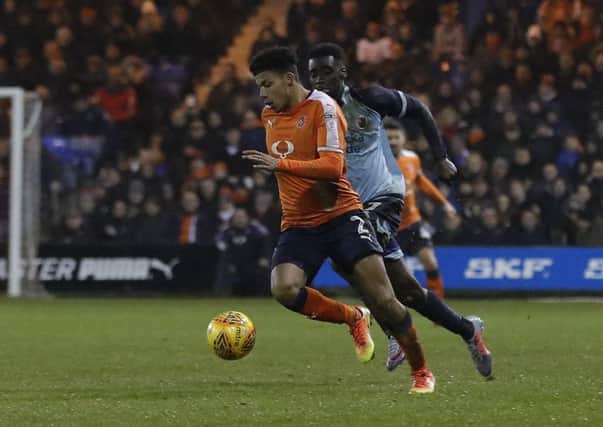 James Justin is ready to fight for his place at Luton