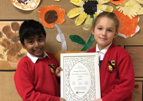Pupils with the Artsmark Award