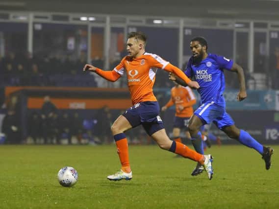 Hatters midfielder Lawson D'Ath is out injured again