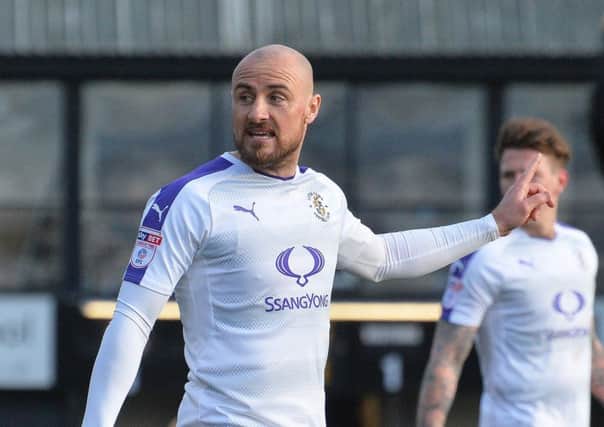 Alan McCormack on his return to the first team at Newport on Saturday