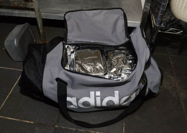 Some of the drugs were stashed in a holdall in the kitchen