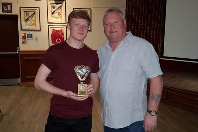 Young Player of the Year: Jacob Younger with Alan Meyrick
