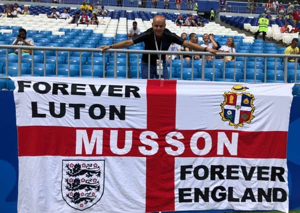 Daniel Musson is cheering on England in Russia