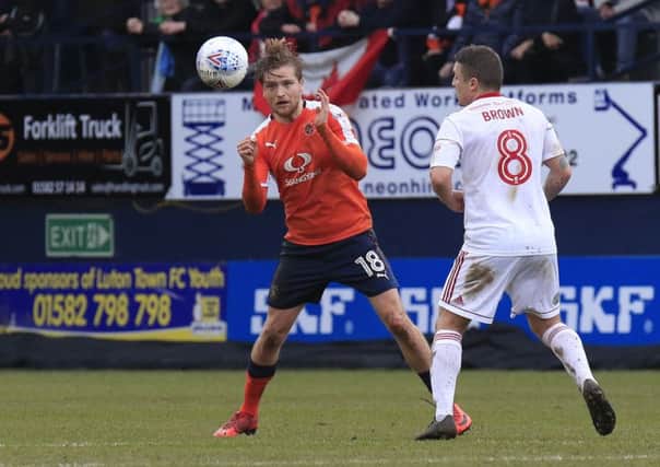 Luke Berry is getting close to a return for Luton