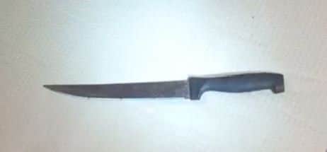 The knife Chappell used in the stabbing
