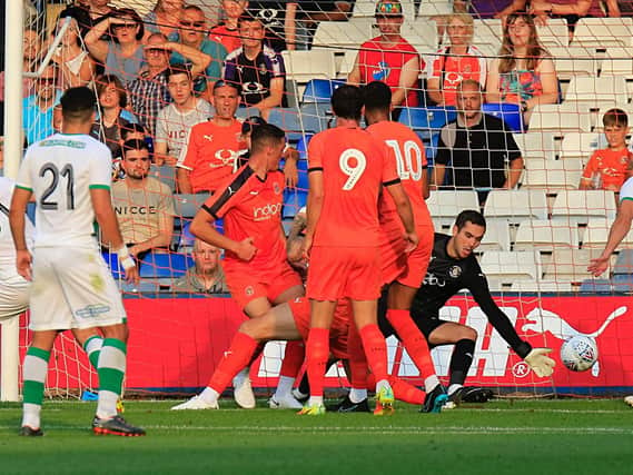 Luton fall behind against Norwich this evening