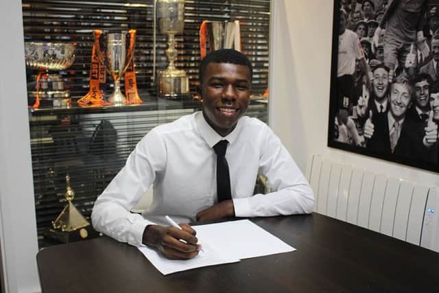 Dequane Wilson-Braithwaite signs for the Hatters academy