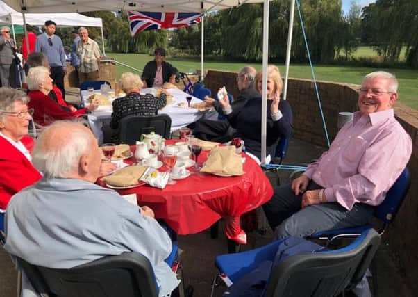 Tea in the Blitz for elderly residents in Lewsey Farm