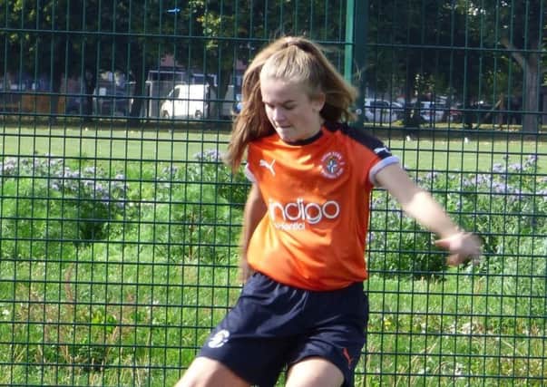 Erica Byron was in fine form for Luton Ladies