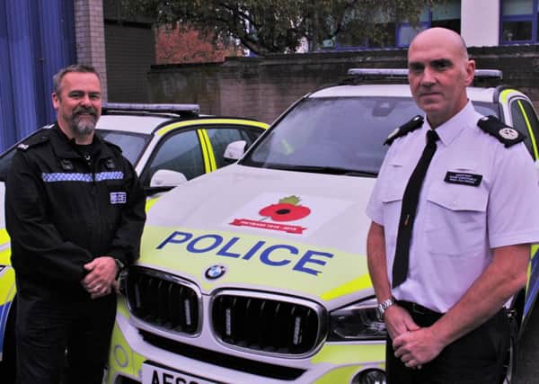 The Beds, Cambs and Herts Road Policing Unit remember the fallen with fleet of poppies