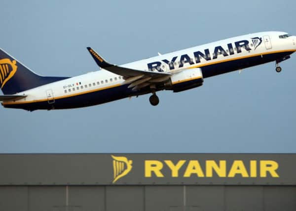 Ryanair plane. Picture: Chris Radburn/PA Wire