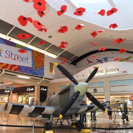 Spitfire in the Mall Luton