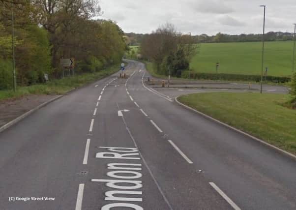 A1081 near the Newlands Road junction. Photo by Google Steet View
