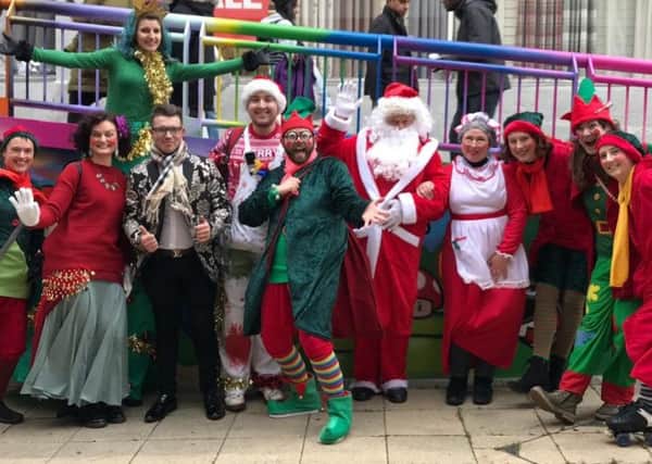 Luton BID brought Santa and his elves to town on Saturday
