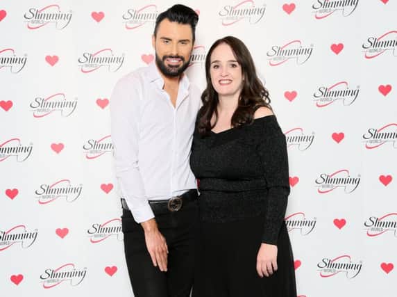 Patricia Sampson with Rylan Clark-Neal