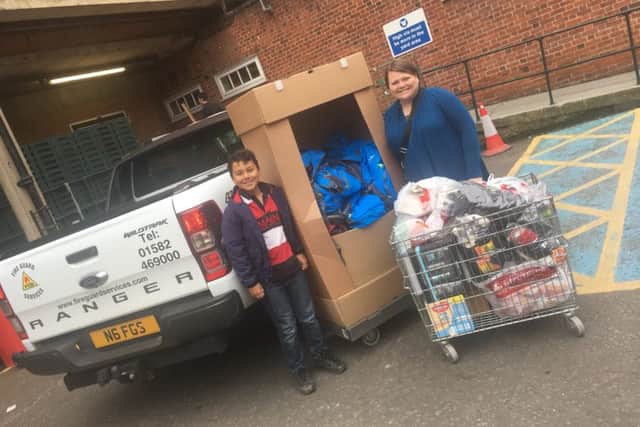 Donations for the bags