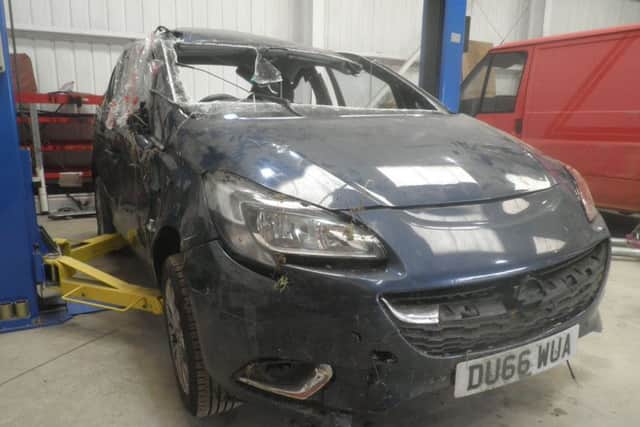 The car. Credit: Bedfordshire Police.