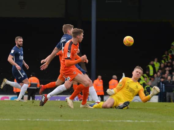 Jack Stacey went close to an opening goal at Southend on Saturday