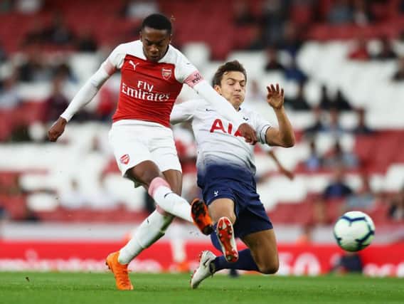 Joe Willock in action for Arsenal U23s