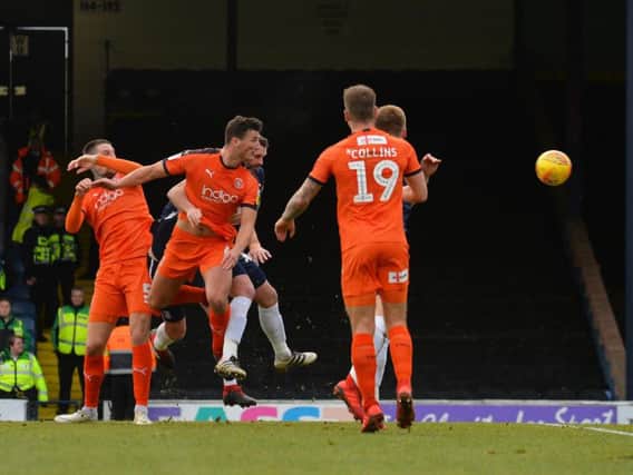 Matty Pearson heads home the winner against Southend