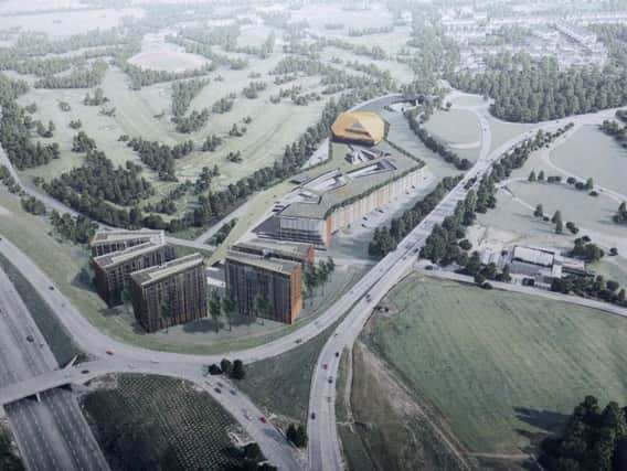 A artists design of how Newlands Park will look