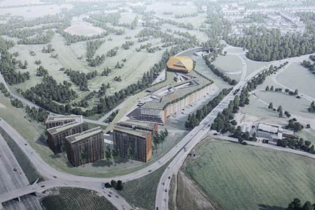 How a mixed use scheme at Newlands Park would look