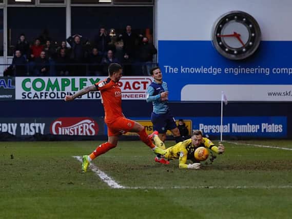 George Moncur makes it 2-0 to Luton this afternoon