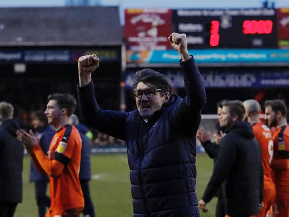 Mick Harford will stay in charge until the end of the season
