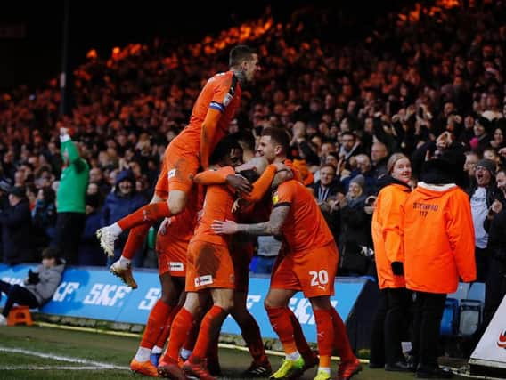 Luton celebrate another win at the weekend