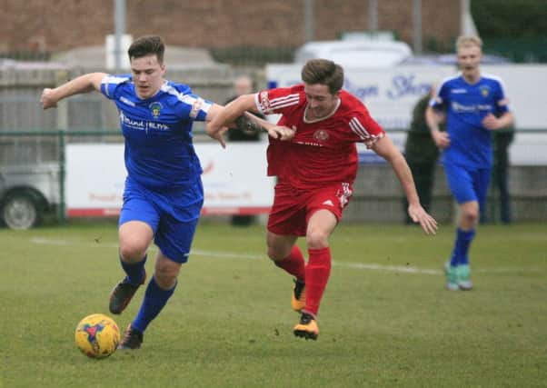 Joe Mead in action for Dunstable