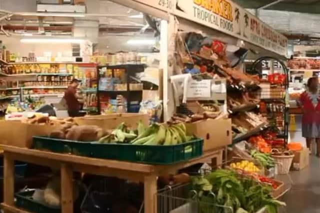 Luton Indoor Market offers a range of stalls selling food from around the world