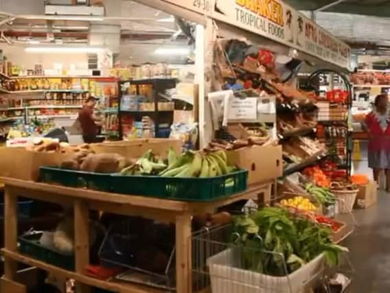 Luton Indoor Market offers a range of stalls selling food from around the world